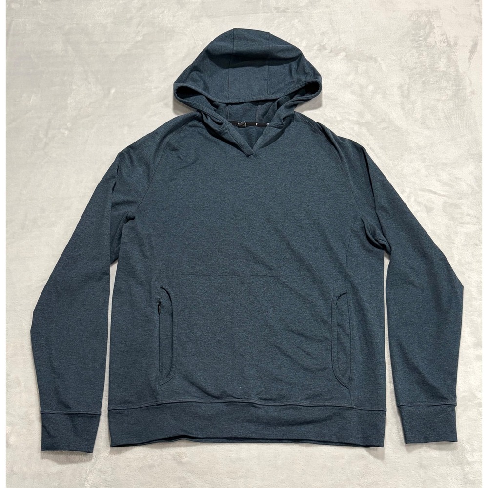 Public Rec Politan Mends Hoodie Pullover Small Blue Performance Stretch